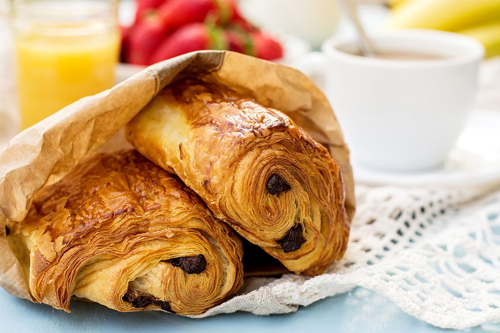 Croissants De Chocolate La Receta M S R Pida Y F Cil De Croissants