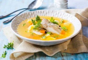 sopa de pescado fácil